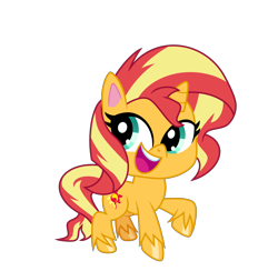 Size: 6200x6048 | Tagged: safe, artist:emeraldblast63, imported from derpibooru, sunset shimmer, pony, unicorn, my little pony: pony life, spoiler:my little pony: pony life, chibi, cute, g4, g4 to g4.5, g4.5, shimmerbetes, simple background, transparent background, vector