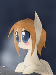 Size: 1536x2048 | Tagged: safe, artist:askponybrandenburg, imported from derpibooru, pegasus, pony, blushing, brandenburg, bust, female, hetalia, mare, ponified, solo