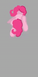Size: 128x256 | Tagged: safe, artist:husdur, imported from derpibooru, pinkie pie, earth pony, pony, animated, animated at source, female, gray background, mare, no sound, pixel art, simple background, solo, webm