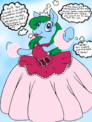 Size: 960x1280 | Tagged: safe, artist:dashingjack, imported from derpibooru, oc, oc only, oc:brainstorm, ghost, undead, clothes, dress, gown, makeup, rule 63