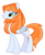 Size: 433x526 | Tagged: safe, artist:agdistis, imported from derpibooru, oc, oc only, oc:ginger peach, pegasus, pony, /mlp/, drawthread, green eyes, orange hair, pegasus oc, simple background, solo, white background, wings