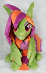 Size: 1280x2020 | Tagged: safe, artist:doctorkoda, imported from derpibooru, oc, pony, clothes, irl, male, photo, plushie, scarf, solo, stallion