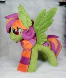 Size: 1280x1511 | Tagged: safe, artist:doctorkoda, imported from derpibooru, oc, pony, clothes, irl, male, photo, plushie, scarf, solo, stallion