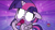 Size: 1280x720 | Tagged: safe, imported from derpibooru, screencap, twilight sparkle, alicorn, pony, my little pony: pony life, princess probz, spoiler:pony life s01e01, eyelid pull, female, g4.5, mare, purple background, simple background, solo, treehouse logo, twilight sparkle (alicorn)