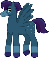 Size: 1158x1383 | Tagged: safe, artist:kindheart525, imported from derpibooru, oc, oc only, oc:ravenclaw, pegasus, pony, auraverse, adopted offspring, parent:princess luna