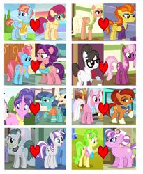 Size: 3018x3688 | Tagged: safe, imported from derpibooru, cheerilee, chickadee, clear sky, cloudy quartz, cookie crumbles, cup cake, mane allgood, mrs. paleo, ms. peachbottom, nurse sweetheart, posey shy, spoiled rich, stellar flare, stormy flare, twilight velvet, windy whistles, writing desk, cheeridesk, cloudyvelvet, cookipaleo, female, heart, infidelity, lesbian, maneflare, peachheart, shipping, shipping chart, shipping domino, spoiledcake, stellarsky, windyshy