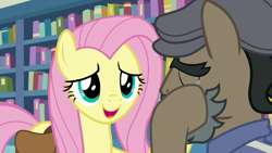 Size: 1920x1080 | Tagged: safe, imported from derpibooru, screencap, doctor caballeron, fluttershy, daring doubt, groom q.q. martingale