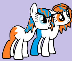 Size: 445x379 | Tagged: safe, artist:foxyslender101, imported from derpibooru, oc, oc:chloe, oc:zoey, earth pony, earth pony oc, female, siblings, sisters, twin sisters, twins