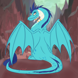 Size: 2048x2048 | Tagged: safe, artist:lunathemoongod, imported from derpibooru, princess ember, dragon, dragonlord, female, older ember, solo