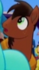 Size: 80x142 | Tagged: safe, imported from derpibooru, screencap, cocoa nibs, earth pony, pony, my little pony: the movie, background pony, cropped, looking up, male, shocked, stallion, unnamed character, unnamed pony