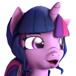 Size: 2160x2160 | Tagged: safe, artist:imafutureguitarhero, imported from derpibooru, sci-twi, twilight sparkle, alicorn, pony, 3d, :o, colored eyebrows, colored eyelashes, cute, emote, female, floppy ears, high res, horn, mare, meme, nose wrinkle, open mouth, pog, pogchamp, poggers, revamped ponies, scitwilicorn, simple background, solo, source filmmaker, transparent background, twiabetes, twilight sparkle (alicorn), wings