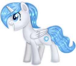 Size: 1932x1689 | Tagged: safe, artist:sugguk, imported from derpibooru, oc, oc only, oc:white flare, alicorn, pony, alicorn oc, horn, simple background, solo, transparent background, wings