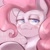 Size: 1536x1536 | Tagged: safe, artist:kurogewapony, imported from derpibooru, pinkie pie, earth pony, pony, daily pinkie pie, :3, female, japanese, smiling, smug, solo