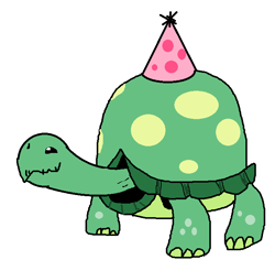 Size: 683x644 | Tagged: safe, artist:buttercupsaiyan, imported from derpibooru, tank, doodle, hat, ms paint, party hat