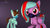 Size: 3840x2160 | Tagged: safe, artist:melodiousmarci, imported from derpibooru, oc, oc:marci pearl, oc:star beats, pegasus, pony, unicorn, 3d, coronavirus, covid-19, looking at you, mask, simple background, social distancing, source filmmaker