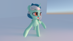 Size: 3840x2160 | Tagged: safe, artist:santiblocks, imported from derpibooru, lyra heartstrings, pony, 3d, female, solo