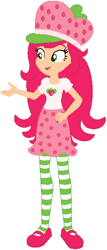 Size: 261x611 | Tagged: safe, artist:selenaede, artist:user15432, imported from derpibooru, human, equestria girls, barely eqg related, base used, clothes, crossover, dress, equestria girls style, equestria girls-ified, hand on hip, hat, red hair, red shoes, shoes, socks, solo, stockings, strawberry shortcake, strawberry shortcake (character), strawberry shortcake's berry bitty adventures, thigh highs