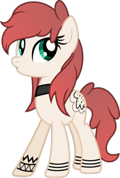 Size: 1449x2139 | Tagged: safe, artist:fuzzybrushy, imported from derpibooru, oc, oc only, oc:poker, earth pony, pony, female, mare, show accurate, simple background, solo, transparent background