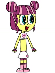 Size: 1024x1341 | Tagged: safe, artist:mixopolischannel, imported from derpibooru, majorette, sweeten sour, equestria girls, boxing bra, boxing shoes, boxing skirt, boxing trunks, clothes, cycling shorts, exeron fighters, exeron gloves, exeron outfit, fingerless gloves, gloves, mma gloves, shoes, skirt, sneakers, socks, sports bra