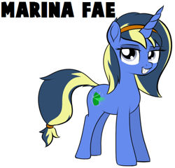 Size: 570x547 | Tagged: safe, artist:cosmonaut, imported from derpibooru, oc, oc only, oc:marina fae, pony, unicorn, headband, looking at you, solo