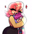 Size: 1000x1032 | Tagged: safe, artist:nelljoestar, imported from derpibooru, aunt holiday, scootaloo, equestria girls, aunt and niece, big breasts, blushing, boob smothering, breasts, busty aunt holiday, commission, duo, eyes closed, female, hug, implied incest, implied lesbian, scootalove, simple background, smothering, white background
