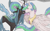 Size: 967x593 | Tagged: safe, artist:spushii, imported from derpibooru, princess celestia, queen chrysalis, alicorn, changeling, changeling queen, pony, blushing, chryslestia, crossed horns, duo, female, horn, horns are touching, lesbian, mare, nose to nose, shipping, tsundalis