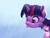 Size: 2150x1637 | Tagged: safe, artist:vanillaghosties, imported from derpibooru, twilight sparkle, pony, :p, atg 2020, blue background, blushing, catching snowflakes, clothes, cross-eyed, cute, digital art, female, gradient background, mare, newbie artist training grounds, scarf, smiling, snow, snowflake, solo, striped scarf, tongue out, twiabetes
