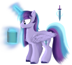 Size: 1100x1000 | Tagged: safe, artist:unoriginai, imported from derpibooru, oc, oc only, oc:owllight moonshine, alicorn, pony, fanfic:cat's cradle, alicorn oc, book, horn, inbred, male, male alicorn, offspring, parent:shining armor, parent:twilight sparkle, parents:shining sparkle, product of incest, simple background, solo, stallion, transparent background, wings