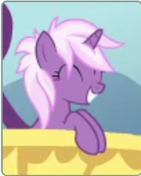 Size: 262x328 | Tagged: safe, imported from derpibooru, screencap, lavender sorbet, pony, unicorn, the last problem, background pony, cropped, eyes closed, female, mare, smiling, unnamed character, unnamed pony