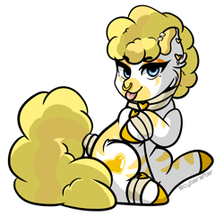 Size: 1280x1233 | Tagged: safe, artist:cyberafter, imported from derpibooru, oc, oc only, oc:golden heart, pony, zebra, chibi, simple background, solo, transparent background