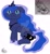 Size: 1920x2067 | Tagged: safe, artist:celestiaisbestponyyt, artist:princesslunayay, imported from derpibooru, princess luna, alicorn, pony, art, colored, colored sketch, crown, crying, cute, deviantart, deviantart watermark, female, floppy ears, hoof shoes, jewelry, logo, looking at you, lunabetes, mare, necklace, obtrusive watermark, regalia, sad, sadorable, simple background, sitting, solo, teary eyes, watermark, white background