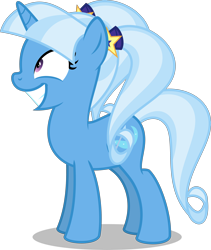 Size: 3374x4000 | Tagged: safe, artist:orin331, imported from derpibooru, trixie, pony, unicorn, alternate hairstyle, babysitter trixie, clothes, creepy, creepy smile, female, grin, mare, simple background, smiling, transparent background