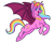 Size: 900x740 | Tagged: safe, artist:malphym, imported from derpibooru, oc, oc only, oc:starstruck glitterheart, alicorn, bat pony, bat pony alicorn, pony, bat wings, donut steel, female, horn, mare, simple background, solo, transparent background, wings