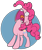 Size: 1803x2139 | Tagged: safe, artist:shadowblazearts, imported from derpibooru, pinkie pie, earth pony, pony, andrea libman, faic, female, flutterscream, mare, open mouth, simple background, solo, voice actor joke, wide mouth