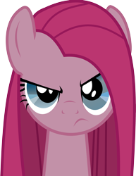 Size: 2687x3472 | Tagged: safe, artist:nero-narmeril, imported from derpibooru, pinkie pie, earth pony, pony, bust, female, high res, pinkamena diane pie, portrait, simple background, solo, transparent background, vector