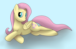 Size: 2026x1296 | Tagged: safe, artist:sane, imported from derpibooru, fluttershy, pegasus, cutie mark, female, shy