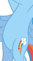 Size: 458x842 | Tagged: artist needed, safe, edit, imported from derpibooru, vector edit, rainbow dash, pegasus, pony, applebuck season, belly, bipedal, cropped, female, pictures of bellies, simple background, solo, transparent background, vector, wings