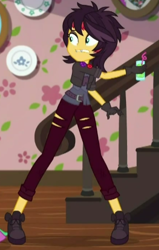 Size: 294x462 | Tagged: safe, imported from derpibooru, screencap, sunset shimmer, costume conundrum, equestria girls, equestria girls series, spoiler:eqg series (season 2), cropped, female, solo, vampire shimmer