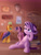 Size: 2100x2800 | Tagged: safe, artist:emeraldgalaxy, imported from derpibooru, starlight glimmer, sunburst, twilight sparkle, alicorn, pony, unicorn, uncommon bond, :i, antique store, book, bored, crepuscular rays, dust, floppy ears, folded wings, glowing, glowing horn, high res, hoof on cheek, hoof on head, horn, i mean i see, leaning, leaning back, magic, profile, scene interpretation, sitting, supporting head, telekinesis, trio, twilight sparkle (alicorn), wings