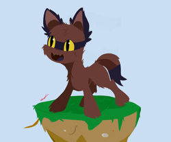 Size: 3936x3256 | Tagged: safe, artist:groomlake, imported from derpibooru, pony, colored, game, lineless, simple, simple background, slime rancher, smiley face, smiling