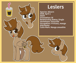 Size: 1024x852 | Tagged: safe, artist:leslers, imported from derpibooru, oc, oc only, oc:leslers, alicorn, pony, female, reference sheet, solo, text