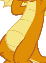 Size: 1853x2556 | Tagged: safe, artist:memnoch, edit, imported from derpibooru, vector edit, smolder, pony, molt down, belly, cropped, female, high res, pictures of bellies, simple background, solo, transparent background, vector