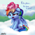 Size: 3000x3000 | Tagged: safe, alternate version, artist:arielsbx, imported from derpibooru, pinkie pie, rainbow dash, pegasus, pony, chibi, comparison, cute, dashabetes, dialogue, diapinkes, draw this again, duo, female, floppy ears, high res, on head, onomatopoeia, pinkie pie riding rainbow dash, ponies riding ponies, pony hat, rainbow dash is not amused, redraw, riding, self awareness, sleeping, sound effects, unamused, zzz