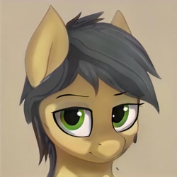 Size: 1024x1024 | Tagged: safe, artist:thisponydoesnotexist, imported from derpibooru, pony, ai content, ai generated, artificial intelligence, bedroom eyes, bust, female, generator:thisponydoesnotexist, looking at you, neural network, portrait, solo