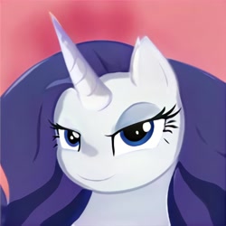 Size: 1024x1024 | Tagged: safe, artist:thisponydoesnotexist, imported from derpibooru, pony, unicorn, accidentally a canon character, ai content, ai generated, female, generator:thisponydoesnotexist, neural network, not rarity, solo