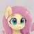 Size: 1024x1024 | Tagged: safe, artist:thisponydoesnotexist, imported from derpibooru, fluttershy, pony, :i, accidentally a canon character, ai content, ai generated, blue eyes, female, generator:thisponydoesnotexist, mare, neural network, not fluttershy, pink mane, simple background, solo, yellow coat