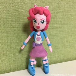 Size: 703x702 | Tagged: safe, artist:codomodus__sylvain, artist:kne, imported from derpibooru, pinkie pie, equestria girls, child artwork, clay, doll, female, figure, solo, toy