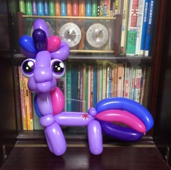 Size: 720x713 | Tagged: safe, artist:balloonartmanias, imported from derpibooru, twilight sparkle, pony, balloon, balloon art, instagram, irl, japanese, photo, solo