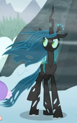 Size: 384x610 | Tagged: safe, imported from derpibooru, screencap, queen chrysalis, pony, frenemies (episode), cropped, female, solo