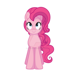 Size: 900x900 | Tagged: safe, artist:santamouse23, imported from derpibooru, pinkie pie, pony, deviantart watermark, female, obtrusive watermark, simple background, solo, transparent background, watermark